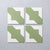 Crosses Forest Green Porcelain Tile